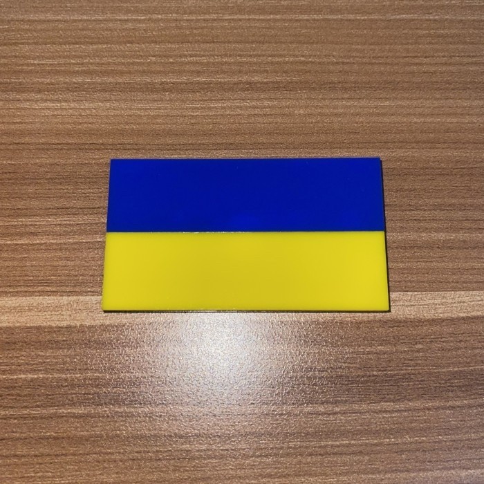 Magnet Kulkas Bendera Ukraina Bendera Ukraine Ukraina Timbul MURAH