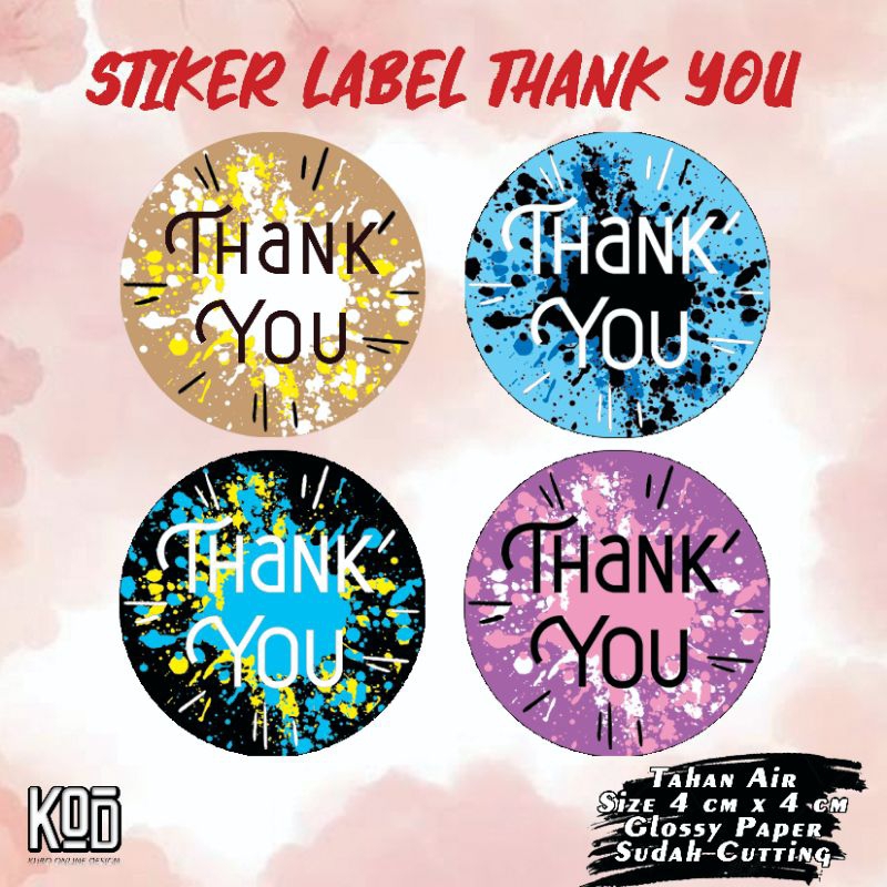 

Sticker Thank You Bulat/Label Thank You/Sticker Tumbler,