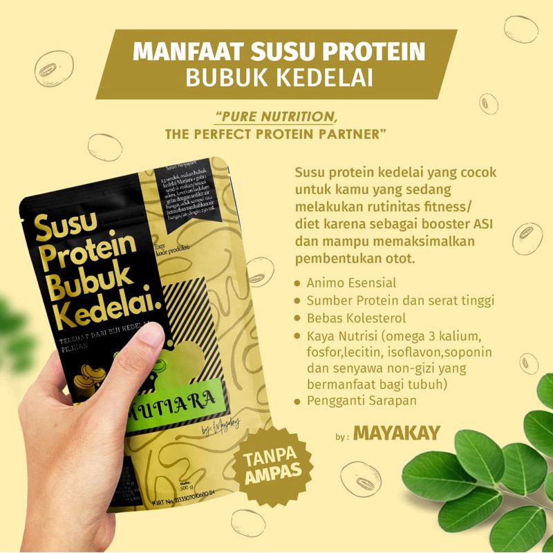 

SUSU KEDELAI PROTEIN MUTIARA 200 GRAM & 1000 ROASTED SOYA BEAN