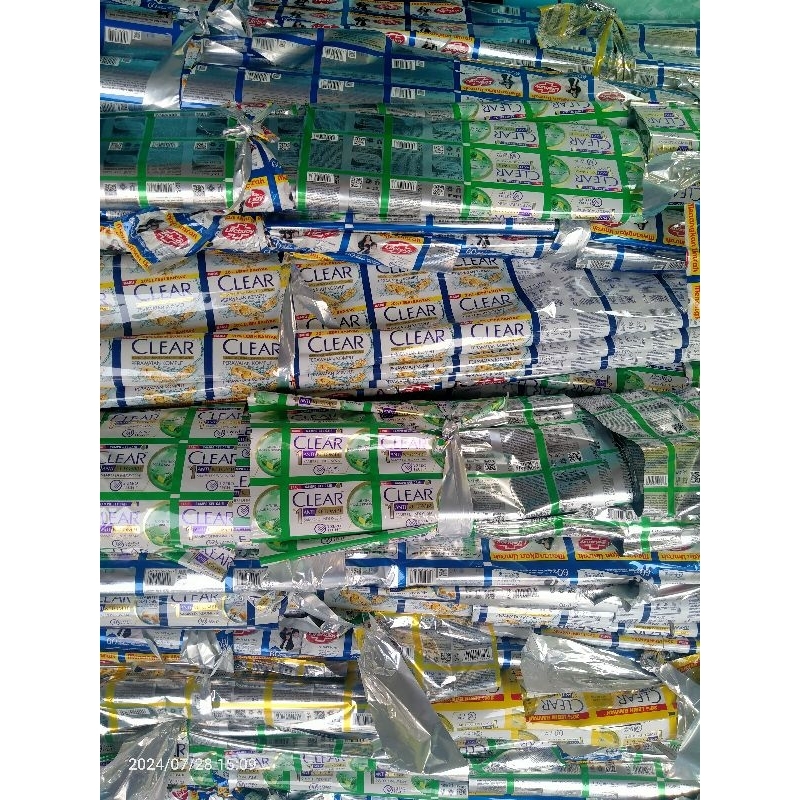 

Plastik daur ulang bahan kerajinan 10 lembar