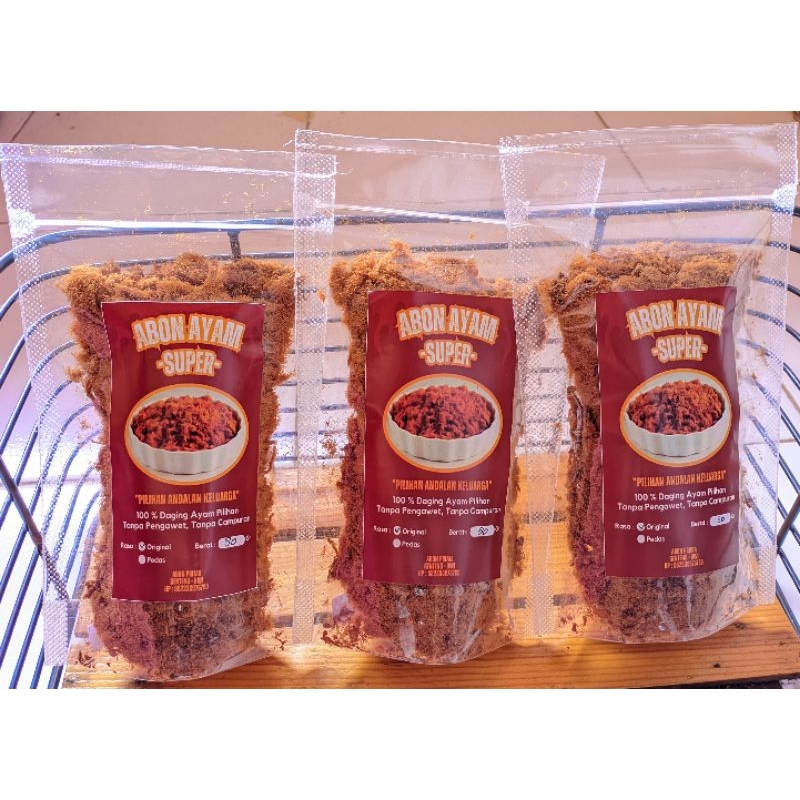 

ABON AYAM SUPER,100% AYAM PILIHAN