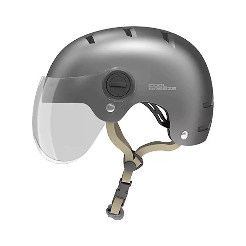 Helm Sepeda Lipat Listrik Xiaomi Himo K1 / K1M / Smart4u Untuk Z20 / Z16 / C20 - Gray