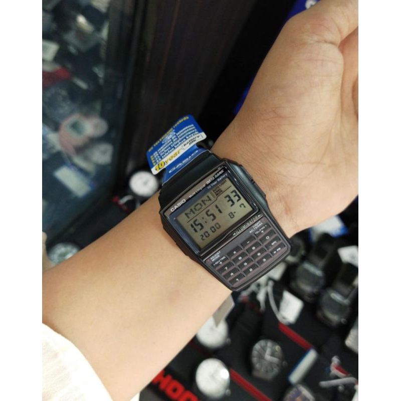 

jam Casio kalkulator data bank