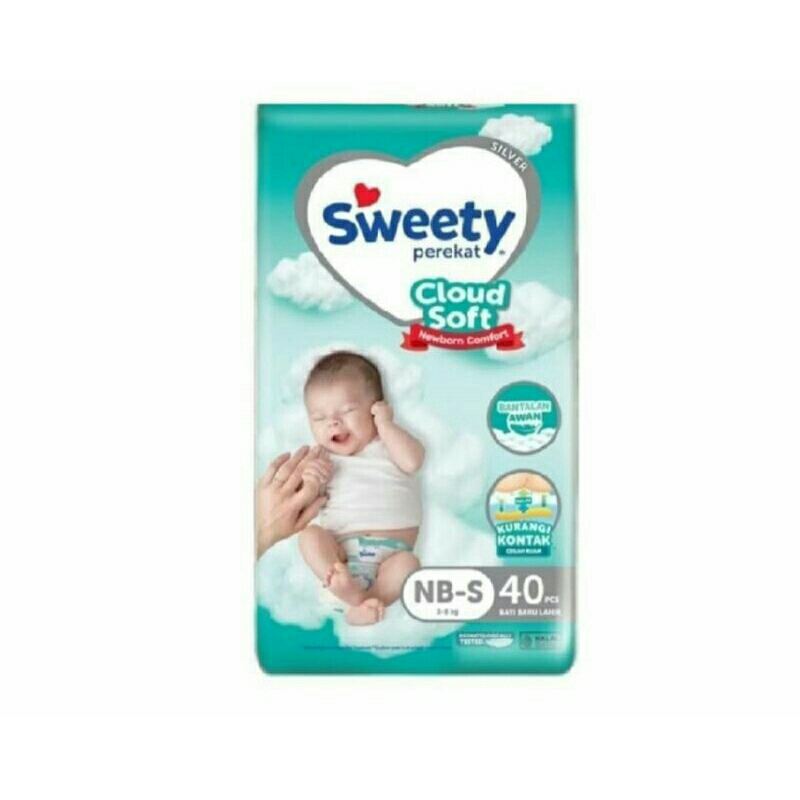 Sweety Silver Pants Tape Popok Bayi Perekat NBS40