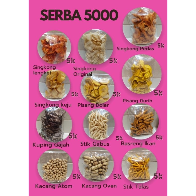 

SNACK MURAH SERBA 5000