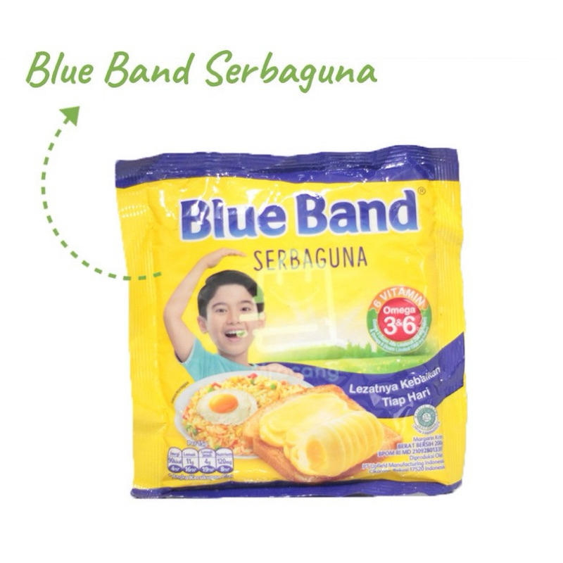 

Promo!! Blue Band Serbaguna / Margarin Krim 200gr /Margarine Sachet /Margarine Kemasan