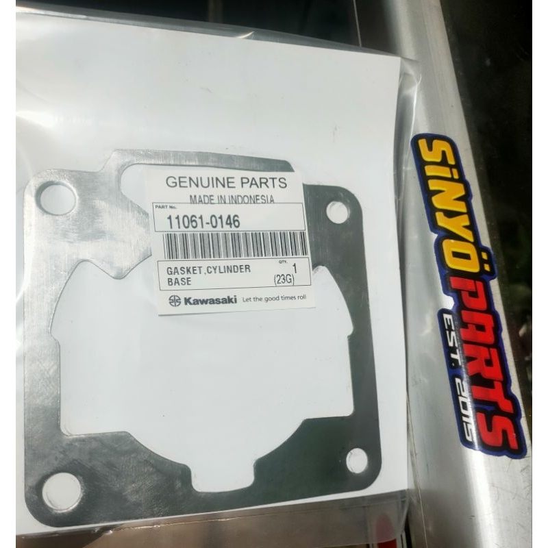 PAKING BLOK PACK BLOK BAWAH NINJA R RR OL RR NEW KISS M J L C ORIGINAL KAWASAKI 11061-0146