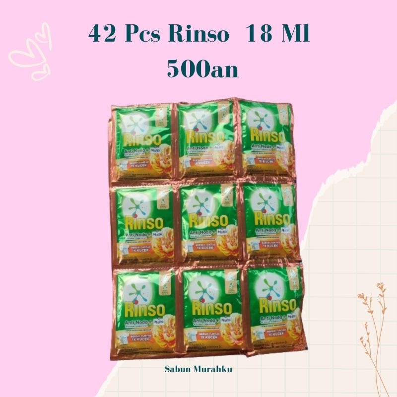 42 Pcs Rinso 500an