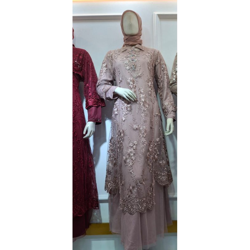 GLADYS DRESS//DRESS//GAMIS/BAJU PESTA//DRESS PESTA//GAMIS PESTA//BAJU PESTA MUSLIM//GAMIS OUTER