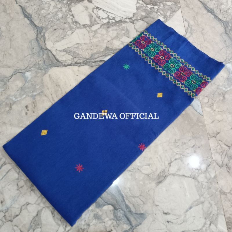 GANDEWA TENUN || Kain Tenun Sulam Bordir Pabintik Pasinki Motif Mawar Toraja
