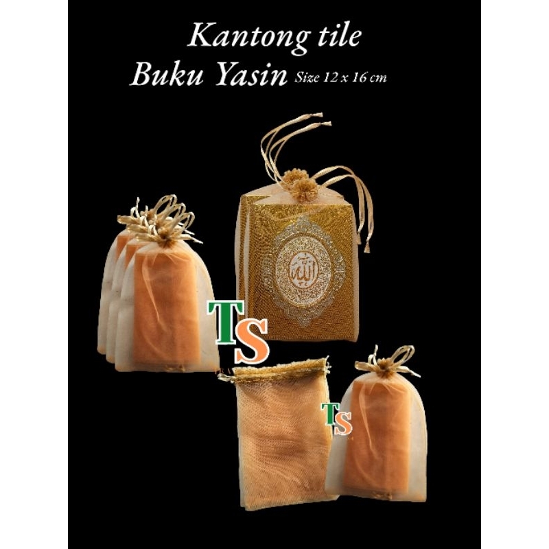 (50 pcs) Kantong tile untuk souvenir buku yasin