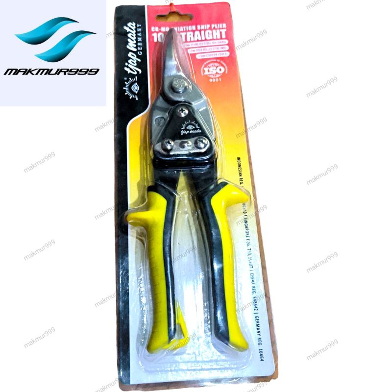gunting seng /  baja ringan 10" tjap / cap  mata