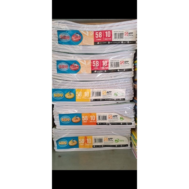 

Buku Tulis Sidu Isi 58 Ready Stock