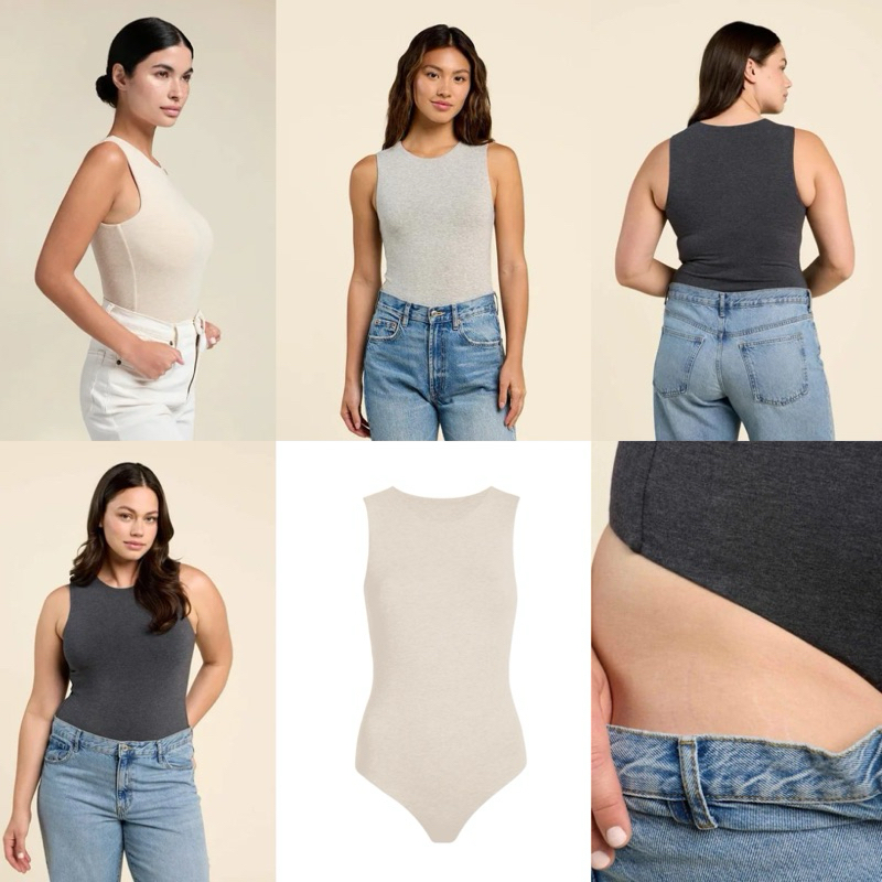 NUUDS Classic Crew Tank Bodysuit - ETALASE 3