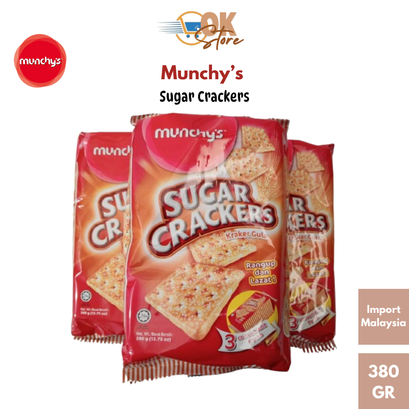 

Munchy's Sugar Crackers / Munchys Kraker Gula 390 GR (Expiry Lama) (Produk Import Malaysia)