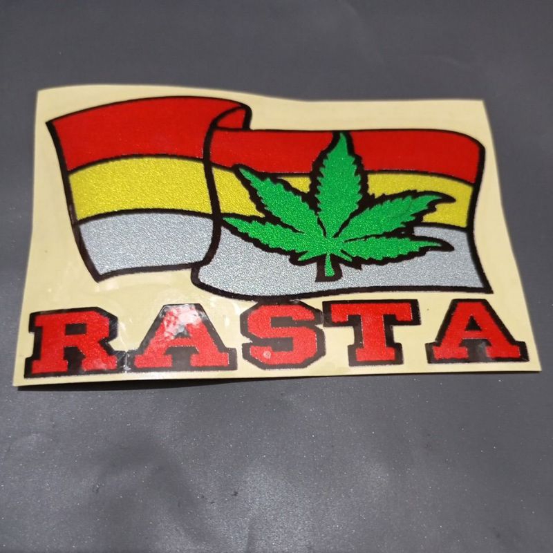 

stiker gambar tulisan rasta