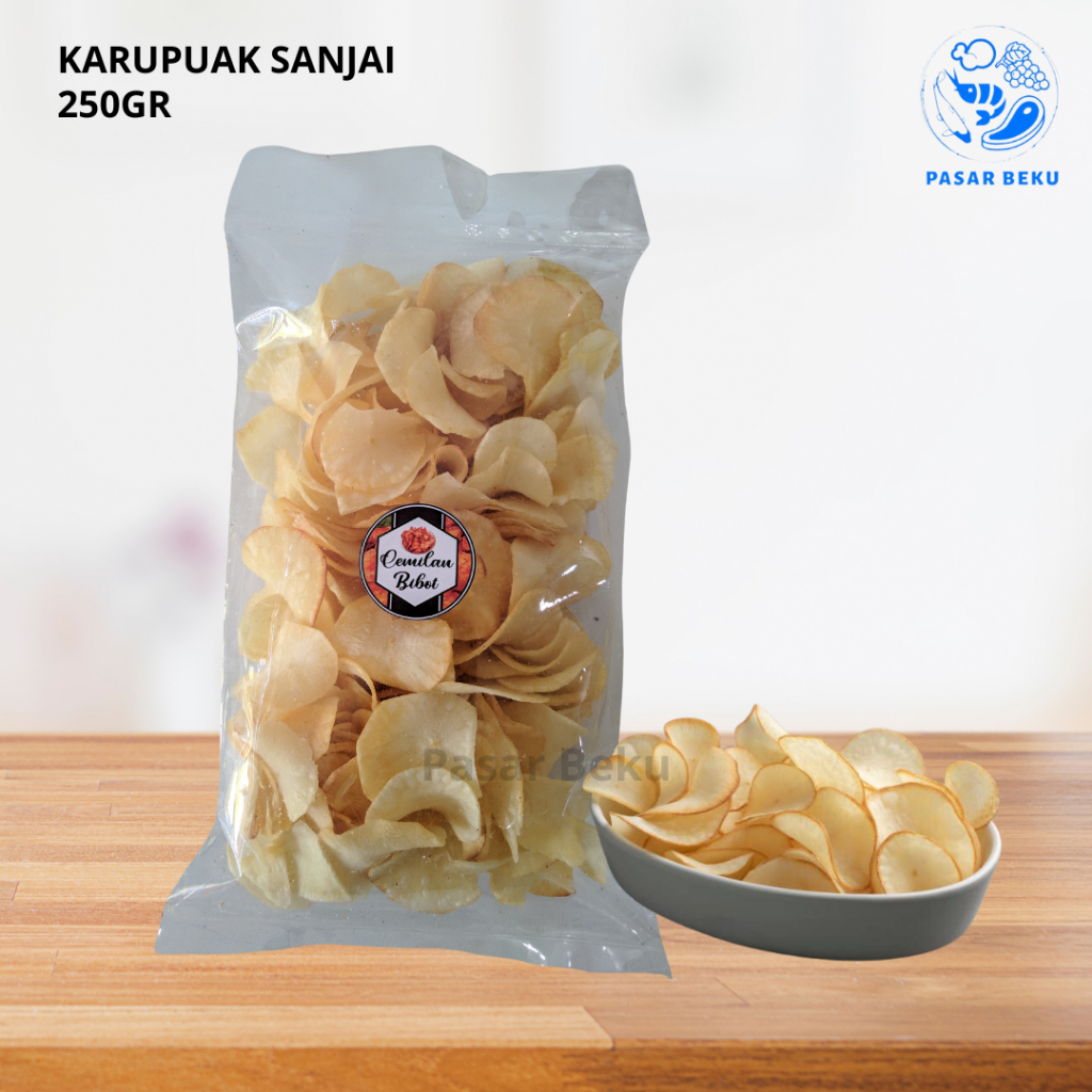 

Karupuak Sanjai 250Gr Original Keripuk Khas Bukittinggi Payakumbuh Pasar Beku Padang