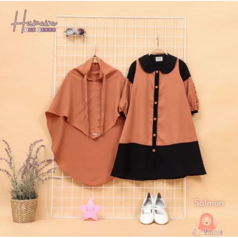 Gamis Anak  Set khumaira by Umma Daily