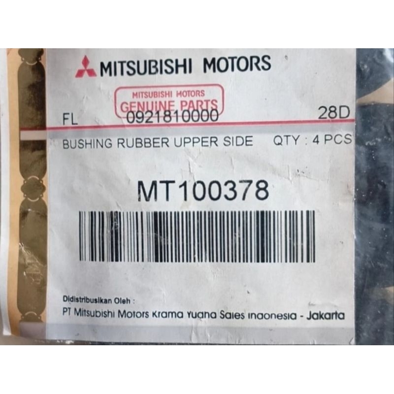 original bushing busing shock L300 karet bush bos bosing boshing sok depan Mitsubishi L 300 asli