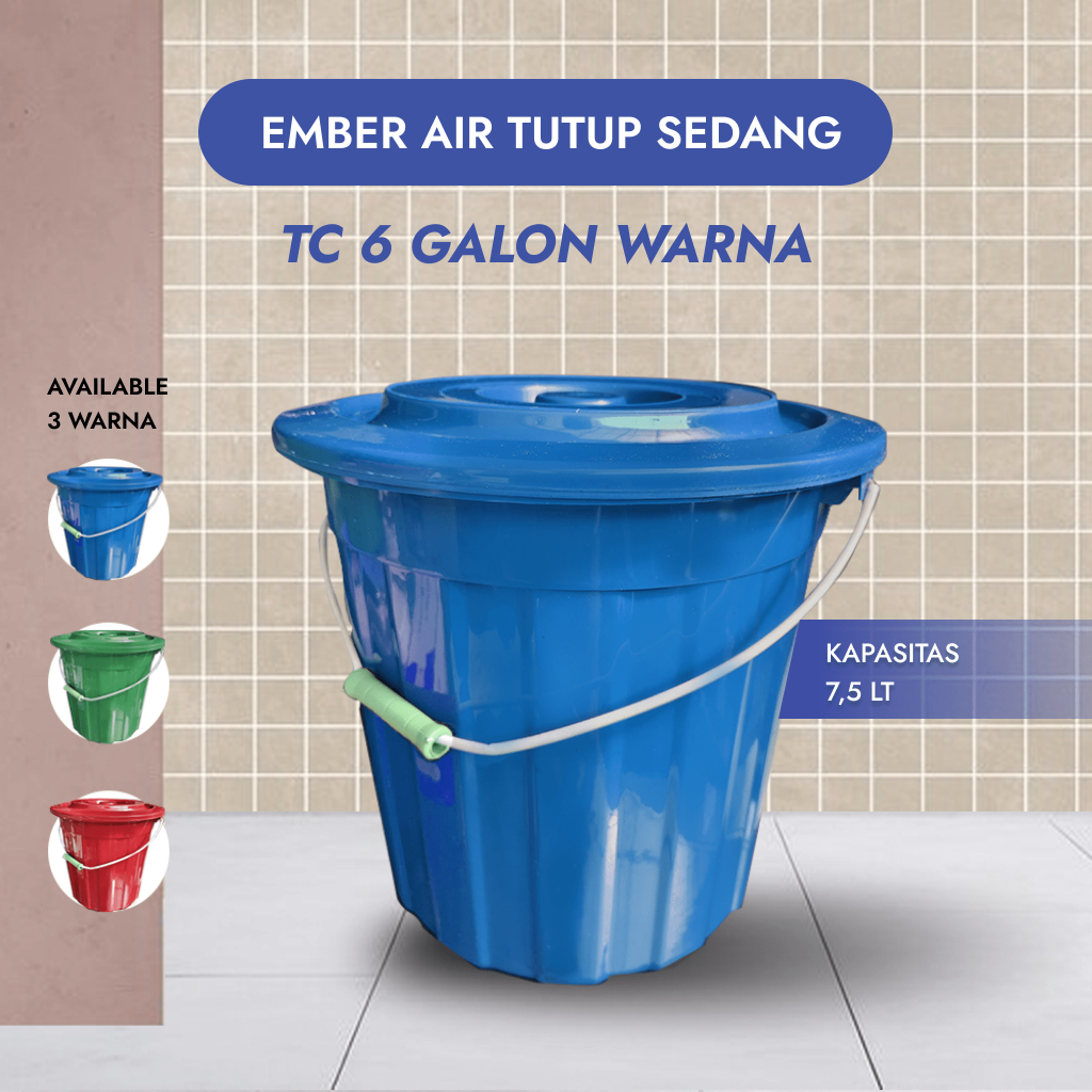 EMBER TUTUP UK KECIL / SEDANG/ EMBER GALON GAGANG /  EMBER TUTUP / TONG AIR PLASTIK MURAH