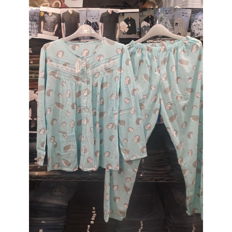 Baju tidur Yumico lengan panjang celana panjang freesize