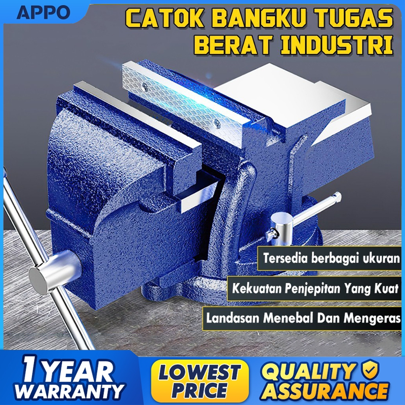 Catok Clamp 5'' / catok paron / Ragum Klem / Catok Meja / Bench Vise / Ragum Tanggem Alat Jepit Serb