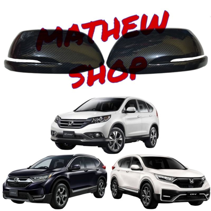 Garnish Cover Spion Grand Crv Cr-v 2012 2013 2014 2015 2016 Carbon/ Cover Tutup Spion Crv Carbon