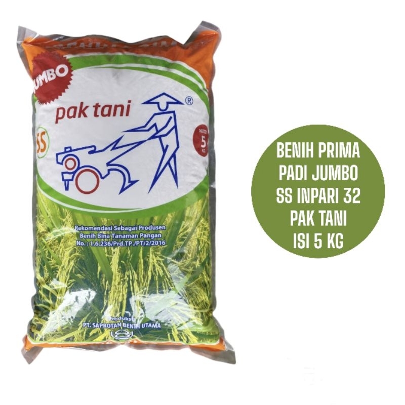 Benih Prima Padi JUMBO SS INPARI 32 CAP PAK TANI 5KG