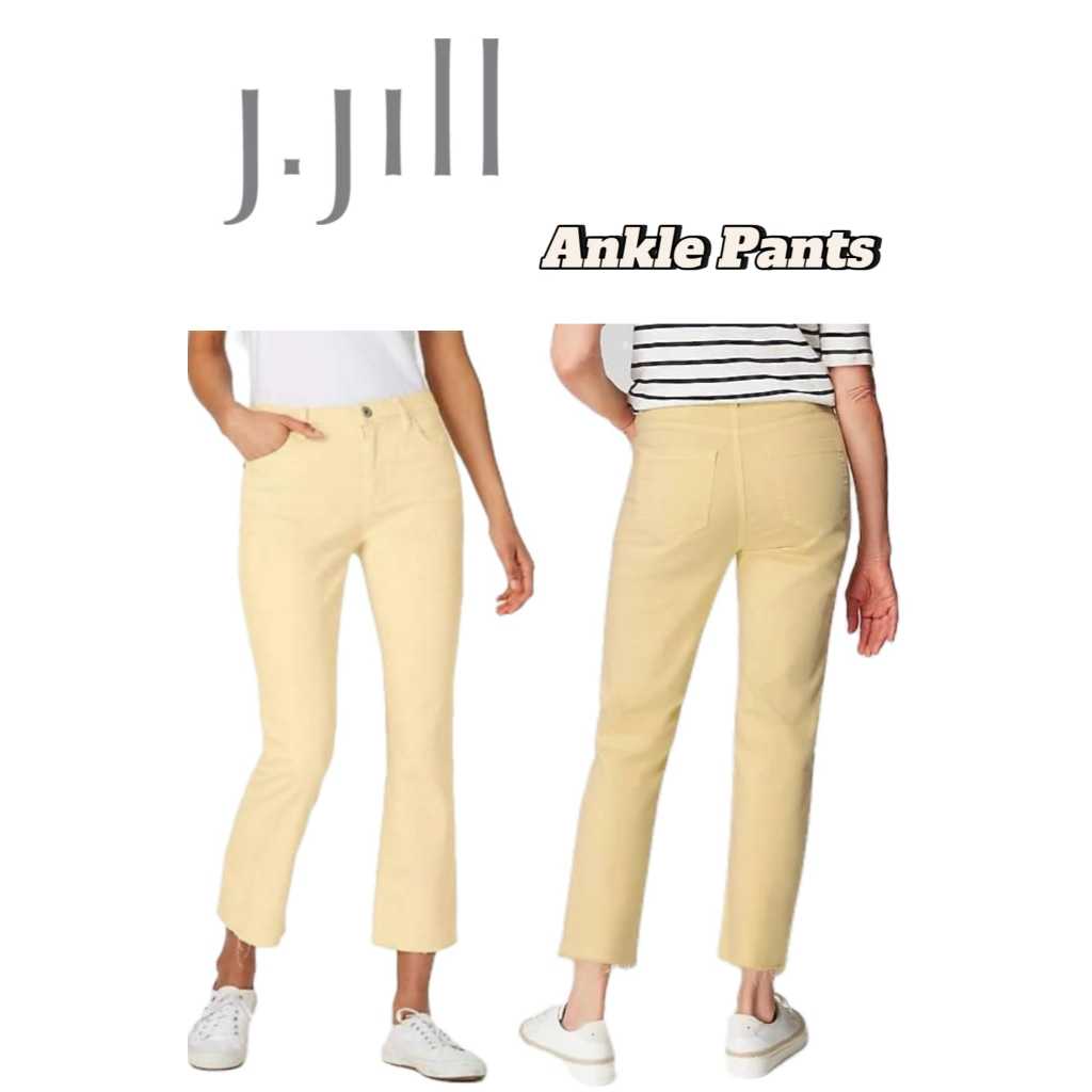 J.Jill Ankle Denim Pants Celana Panjang Wanita Jeans Original