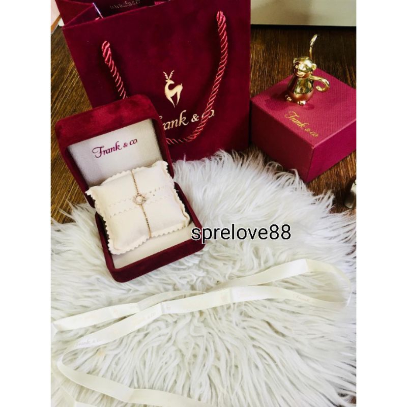 

full set paperbag & box GELANG FRANK N CO authentic terbaru