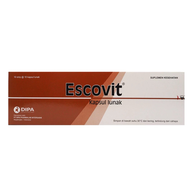 Escovit Vitamin hati hepatoprotektor Strip