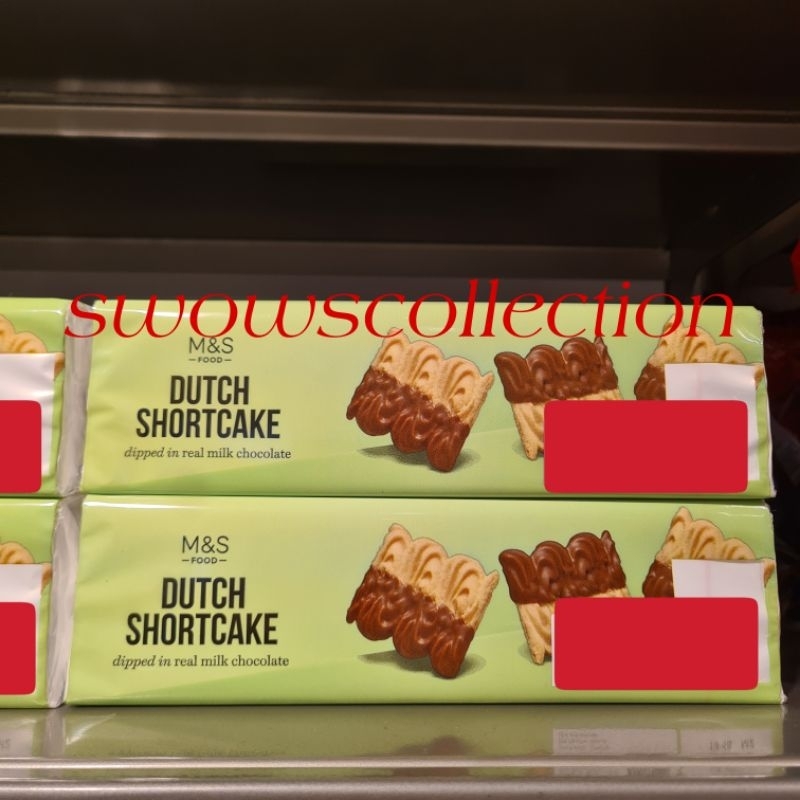 

M&S MARK MARKS & AND SPENCER DUTCH SHORTCAKE MILK CHOCOLATE BISCUIT BISKUIT COOKIES COKLAT COKELAT
