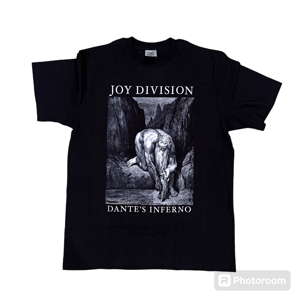 Joy Division Dante's Inferno Tshirt - Kaos Joy Division Dante's Inferno Vintage vtg