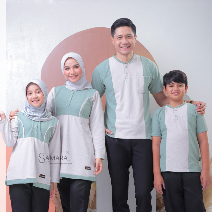 ATASAN COUPLE SHAKA FAMILY ORIGINAL SAMARA BLOUSE BAJU KAOS ATASAN WANITA ANAK BUSUI KOKO TSHIRT BAH