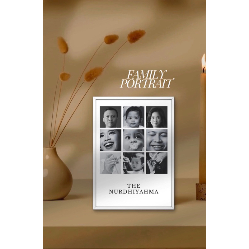 Family Portrait Frame | Bingkai Foto Keluarga