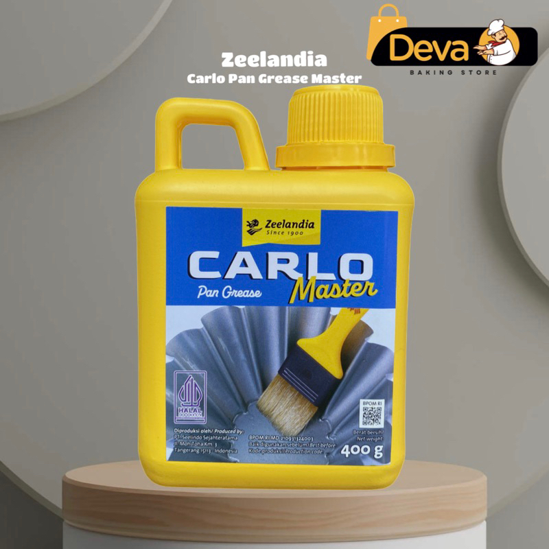 

Zeelandia Carlo Master Pan Grease - Carlo Master Pengoles Loyang 400gr