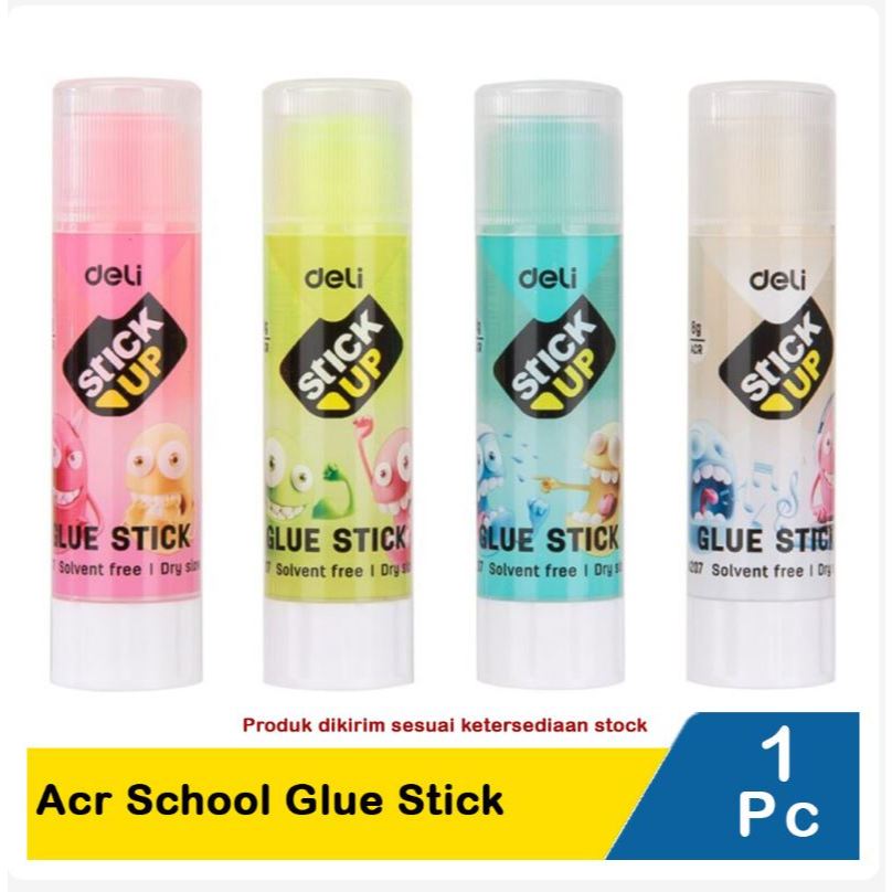 

Deli Acr School Glue Stick / Lem kertas stik 1 pcs A20700 (RANDOM)