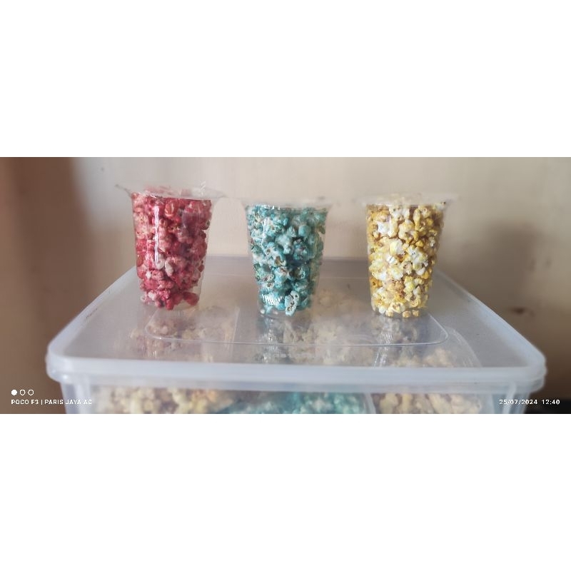 

popcorn rasa manis dan asin isi 50 cup