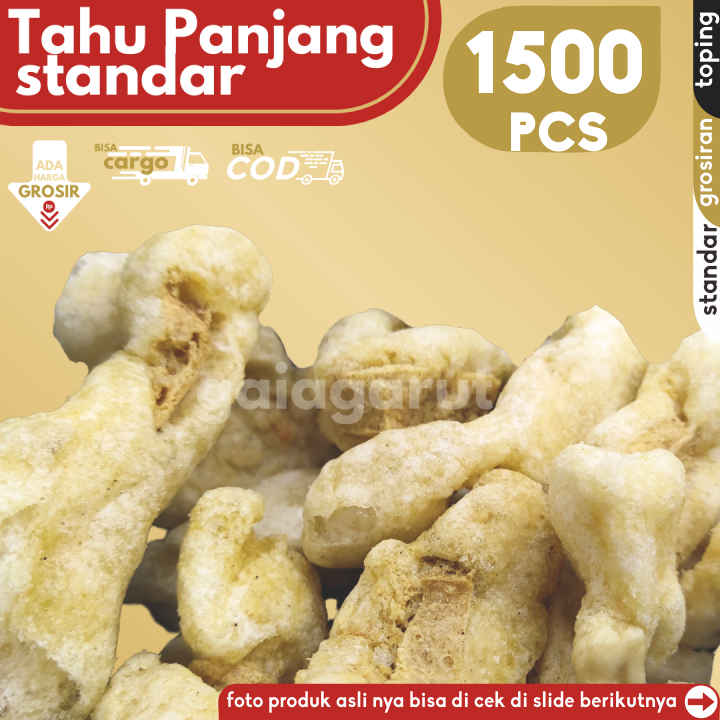 

GROSIRAN - 1500pcs Cuanki Stick Tahu Panjang KERITING STANDAR 10x150pcs by GaiaGarut