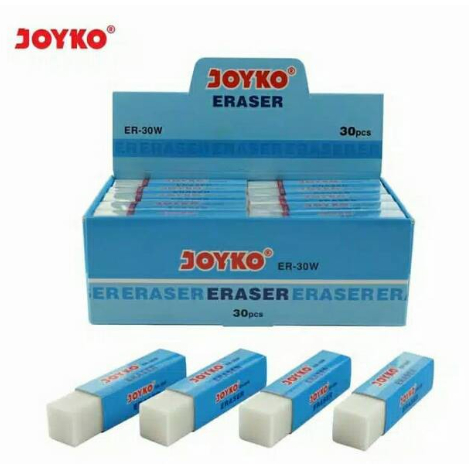 

(Pak/30Pcs) JOYKO - Penghapus ER-30W Putih