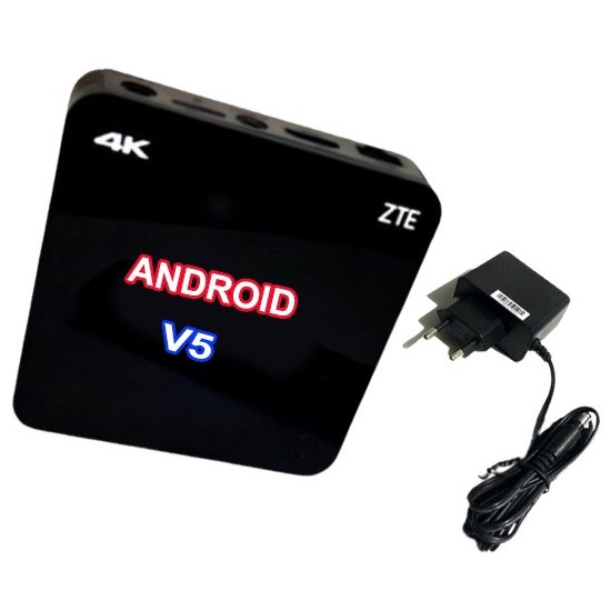 STB ZTE B860H V5 Android 10 masih ORI / belum di root + Adaptor