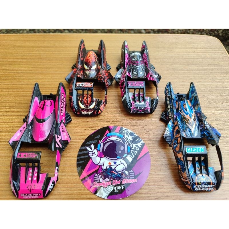 Body Tamiya SFM Strato Vector Keren with special decal & clear coating