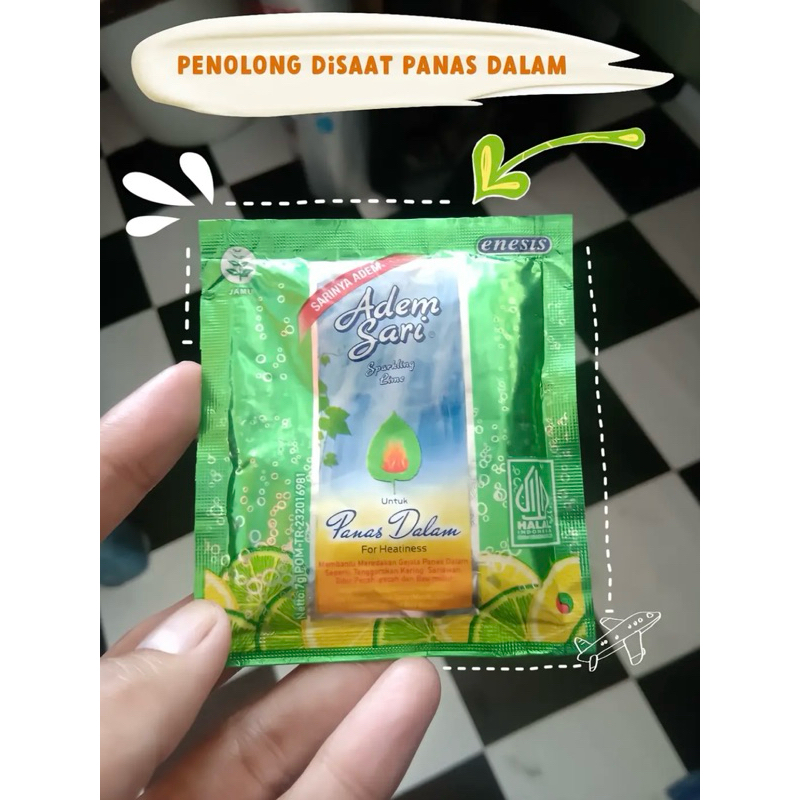 

✨FS✨Adem Sari Sachet Pereda Panas Dalam (1 Sachet)