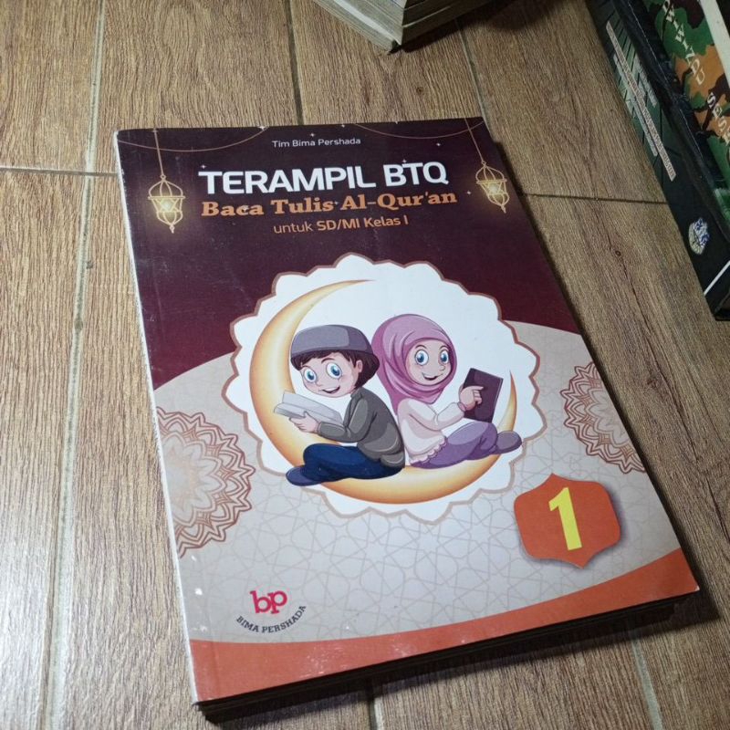 TERAMPIL BTQ BACA TULIS AL QUR'AN, untuk SD/MI kelas 1, terbitan Bima Persada, original