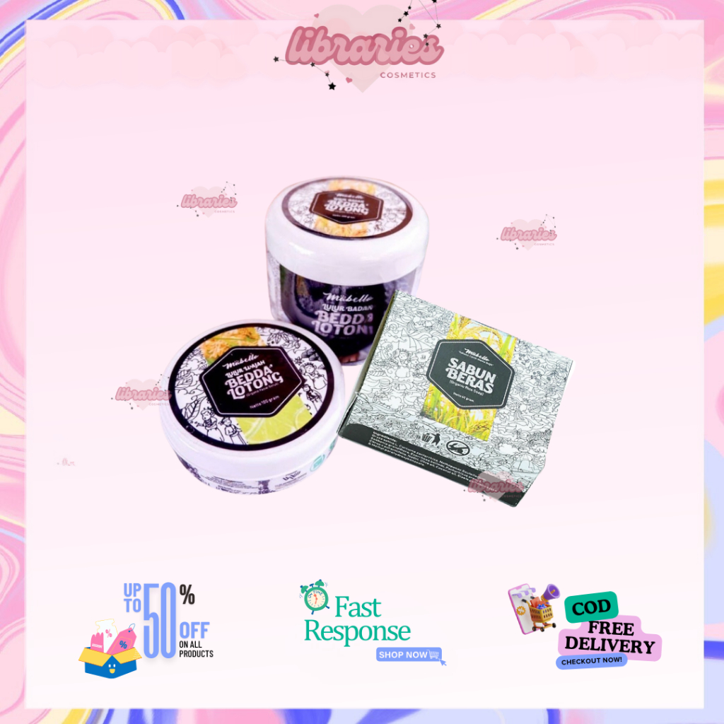 ❣️Libraries❣️MABELLO Bedda Lotong Series | Sabun | Lulur Beras Hitam Bugis Makassar