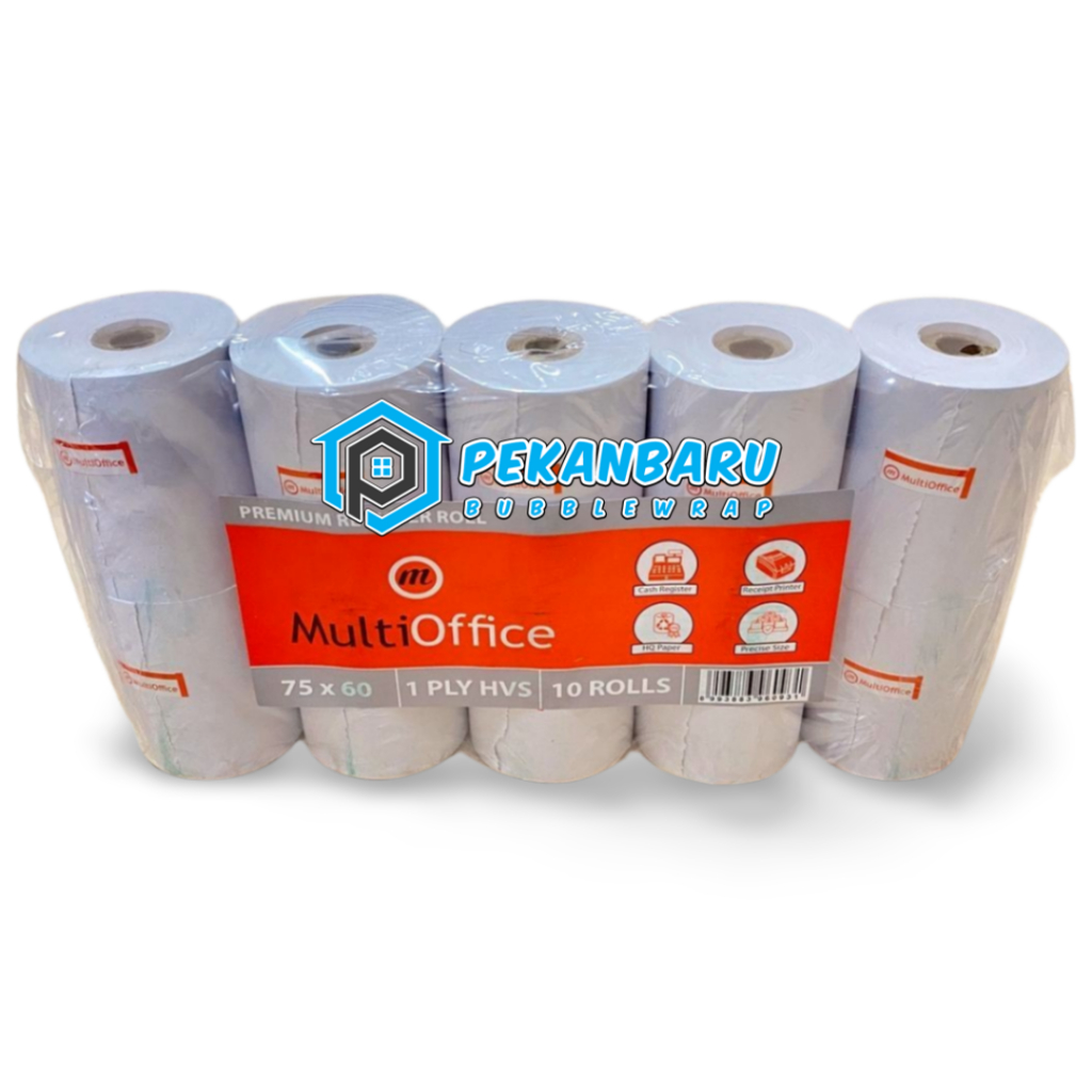 

Tellstruk Multioffice Kertas Struk Kasir HVS 75 x 60 mm 1 ply