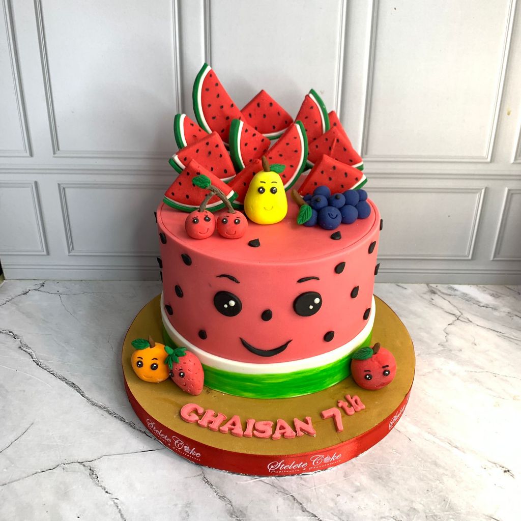 

Kue Ulang Tahun/Birthday Cake/Kue Ultah Tema Semangka/Kue Birthday Jakarta