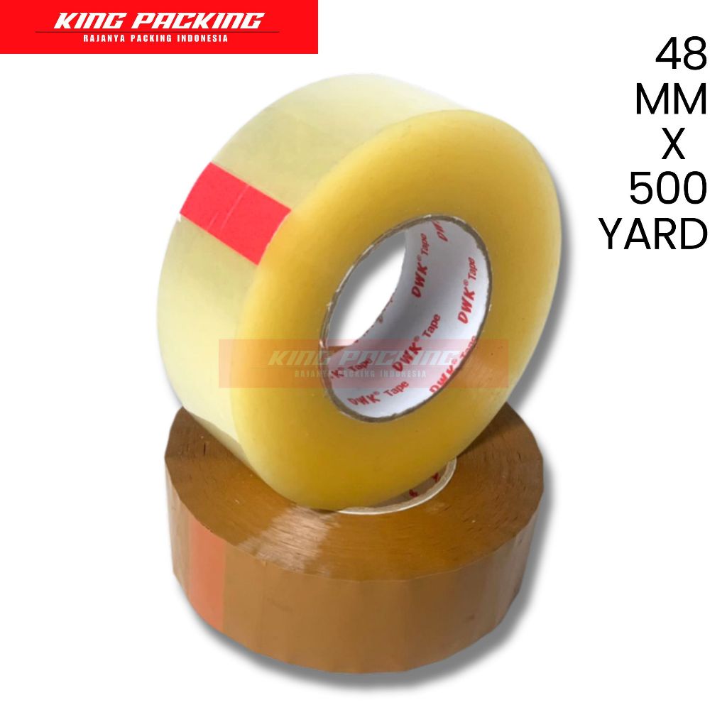 

LAKBAN BENING / COKLAT JUMBO 48MM X 500YARD FULL SIAP KIRIM
