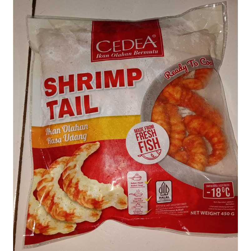 

CEDEA Shrimp Tail / Ikan Olahan Rasa Udang 450 Gram