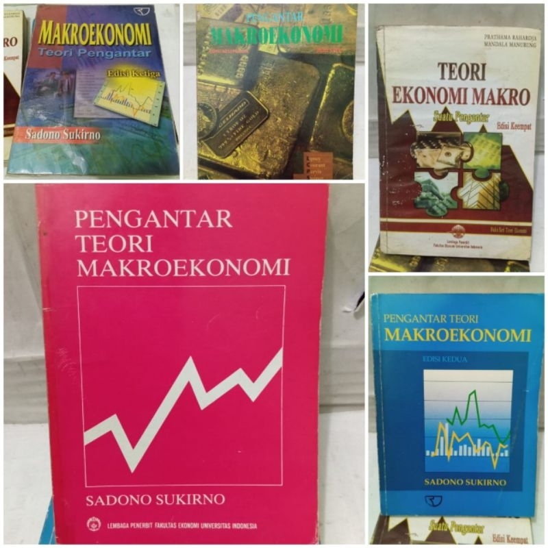 CABUTAN makroekonomi teori pengantar edisi kedua / ketiga - Sadono Sukirno /Pengantar makroekonomi e